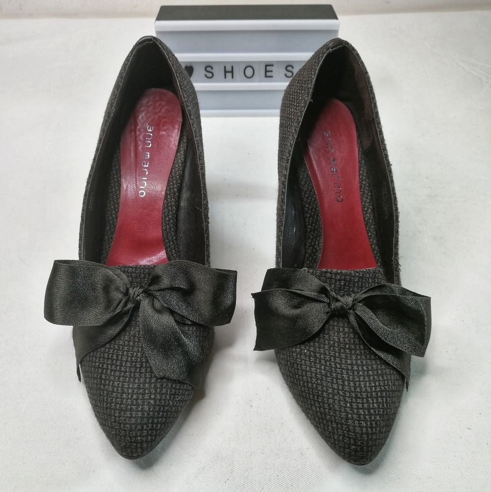 Ann Marino Tweed Heels